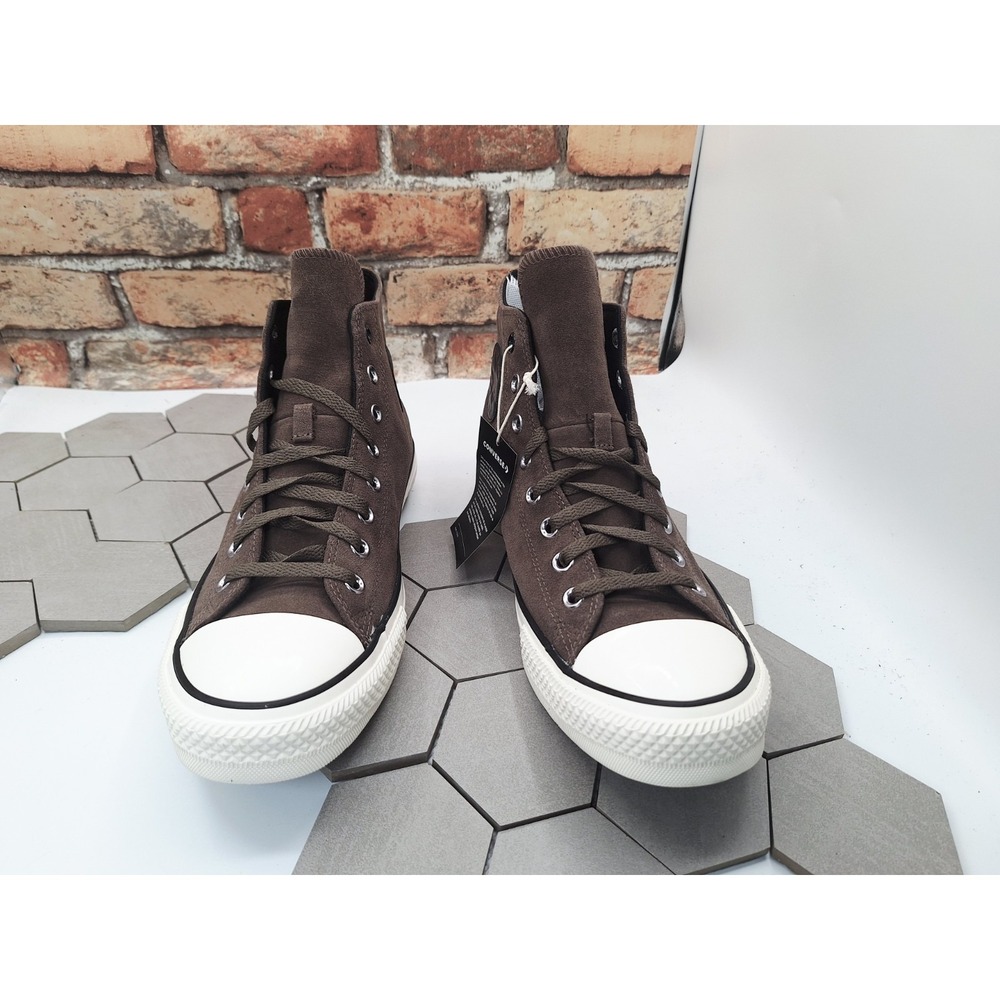 Converse Chuck‎ Taylor All Star Hi Suede Shoes Men Sz 12 Brown Suede Tabacoo - Picture 5 of 13